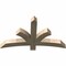 Ekena Millwork Davenport Rough Sawn Timber Gable Bracket, Douglas Fir, 48"W x 28"H x 4"D x 4"F, 14/12 Pitch GBW048X28X0404DAV00RDF - alternate 3